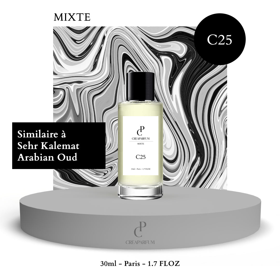 C25 - similaire à Sehr Al Kalemat d'Arabian Oud | CreaParfum